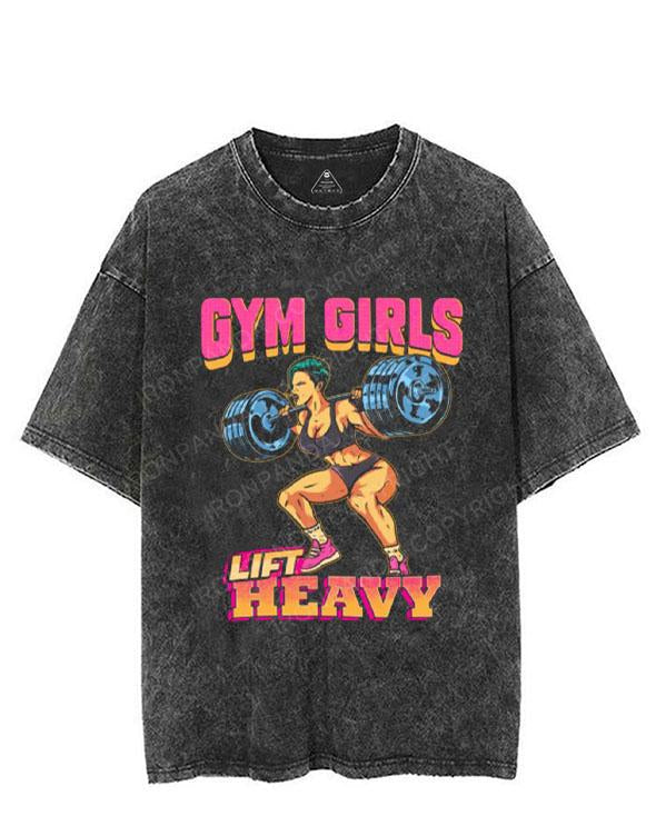 Gym Girls lift heavy! VINTAGE GYM SHIRT
