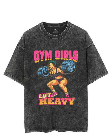 Gym Girls lift heavy! VINTAGE GYM SHIRT