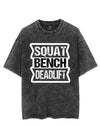 SQUAT BENCH DEADLIFT VINTAGE GYM SHIRT