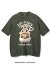 DIET STARTS TOMORROW COOKIE TODAY BUNNY VINTAGE GYM SHIRT