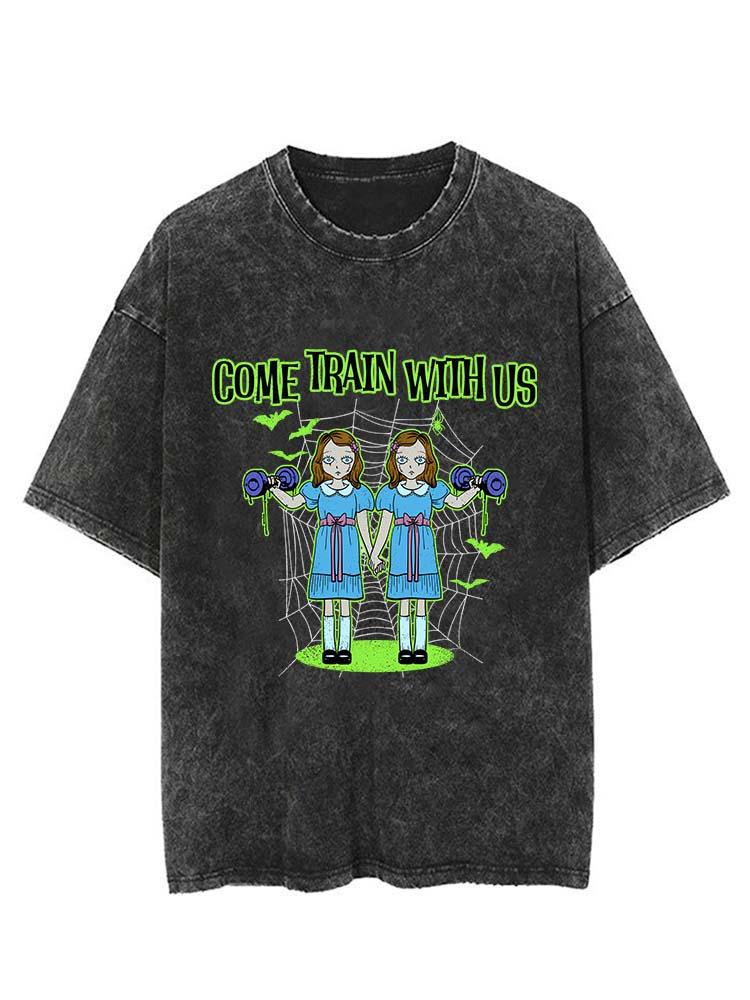 Come Train With Us Vintage Gym Shirt