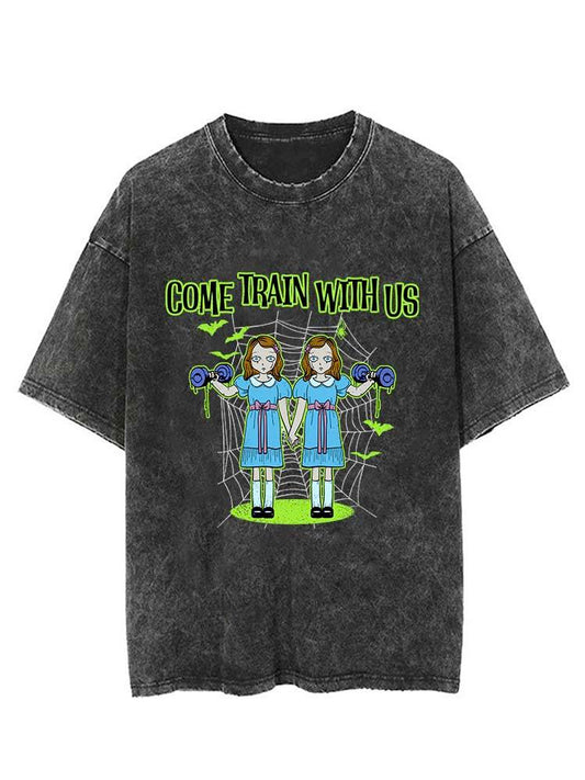 Come Train With Us Vintage Gym Shirt