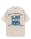 DAMN, MIGHT HAVE TO CALL IN THICC TODAY VINTAGE GYM SHIRT