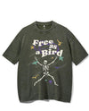 FREE AS A BIRD VINTAGE GYM SHIRT