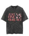 JUST ONE MORE SET VINTAGE GYM SHIRT
