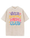 OVER STIMULATED MOMS CLUB VINTAGE GYM SHIRT