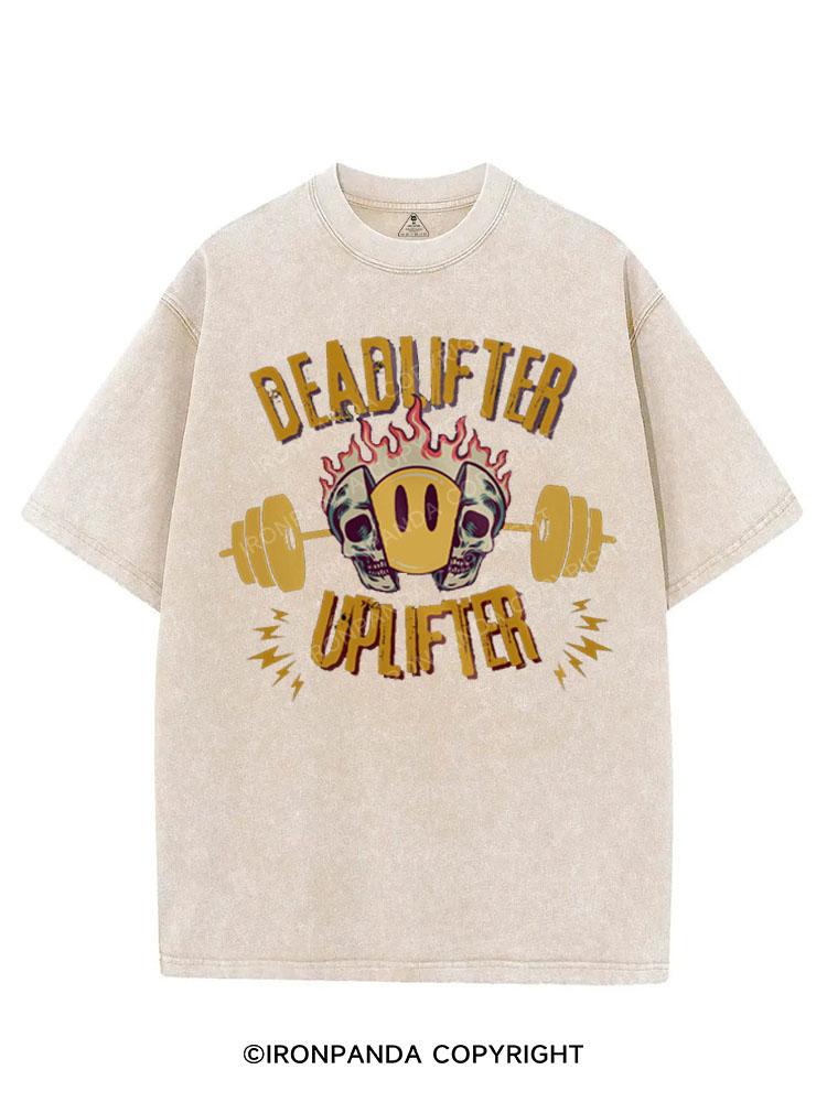 DEADLIFTER UPLIFTER VINTAGE GYM SHIRT