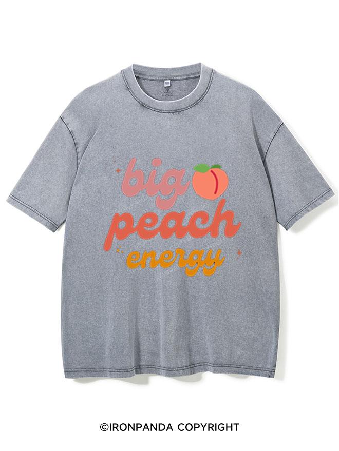 BIG PEACH ENERGY VINTAGE GYM SHIRT