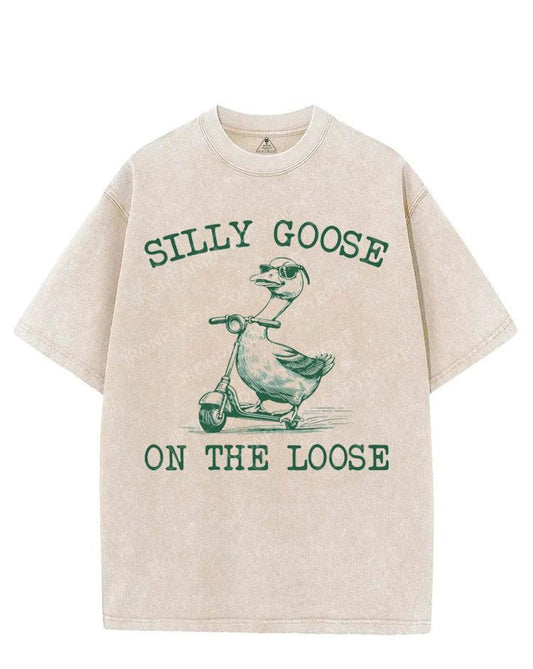 SILLY GOOSE ON THE LOOSE VINTAGE GYM SHIRT