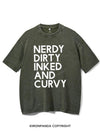 NERDY, DIRTY, INKED AND CURVY VINTAGE GYM SHIRT