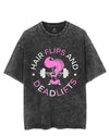 HAIR FLIPS AND DEADLIFTS VINTAGE GYM SHIRT