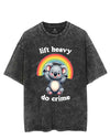 Lift Heavy Do Crime VINTAGE GYM SHIRT