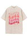 PRETTY EYES THICK THIGHS VINTAGE GYM SHIRT