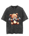 LIFTING TEDDY BEAR VINTAGE GYM SHIRT