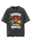SHHHH I'M DOING MATH VINTAGE GYM SHIRT