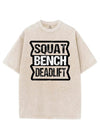 SQUAT BENCH DEADLIFT VINTAGE GYM SHIRT