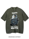 SHHHH I'M DOING MATH PENGUIN VINTAGE GYM SHIRT