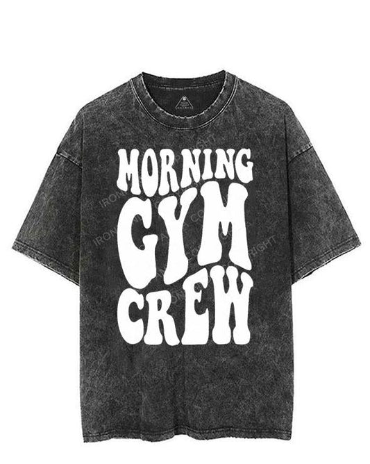 MORNING GYM CREW VINTAGE GYM SHIRT