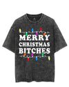MERRY CHRISTMAS BITCHES VINTAGE GYM SHIRT