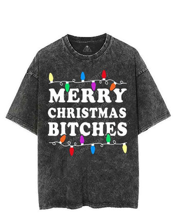 MERRY CHRISTMAS BITCHES VINTAGE GYM SHIRT
