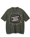 CHRISTMAS MOVIE JUNKIE VINTAGE GYM SHIRT