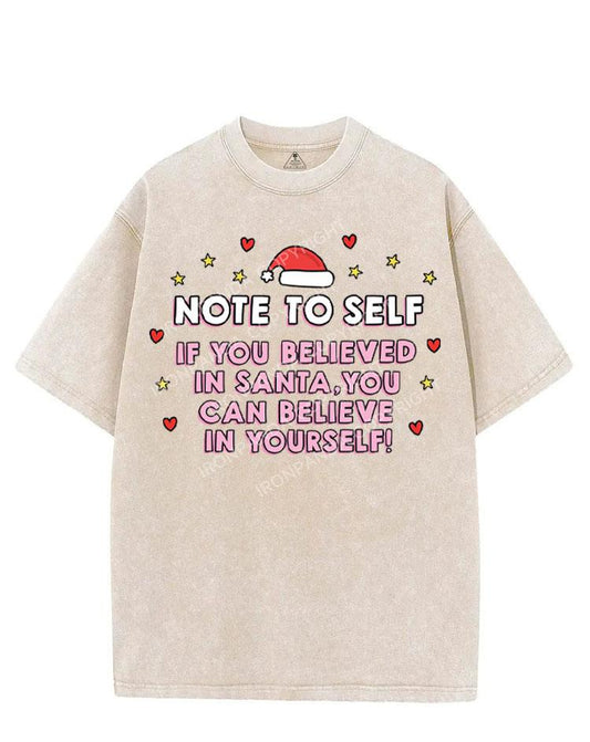 IF YOU BELIEVED IN SANTA VINTAGE GYM SHIRT