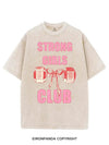 STRONG GIRLS  VINTAGE GYM SHIRT