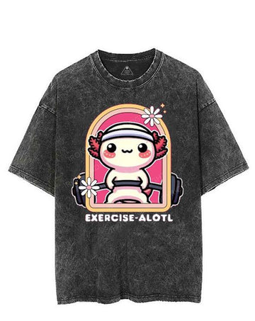 EXERCISE-ALOTL VINTAGE GYM SHIRT