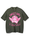 SWEET GIRL WITH A LIL BIT OF ANGER ISSUES VINTAGE GYM SHIRT