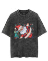 Exercising Santa Workout VINTAGE GYM SHIRT