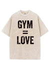 GYM=LOVE VINTAGE GYM SHIRT