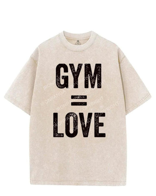 GYM=LOVE VINTAGE GYM SHIRT