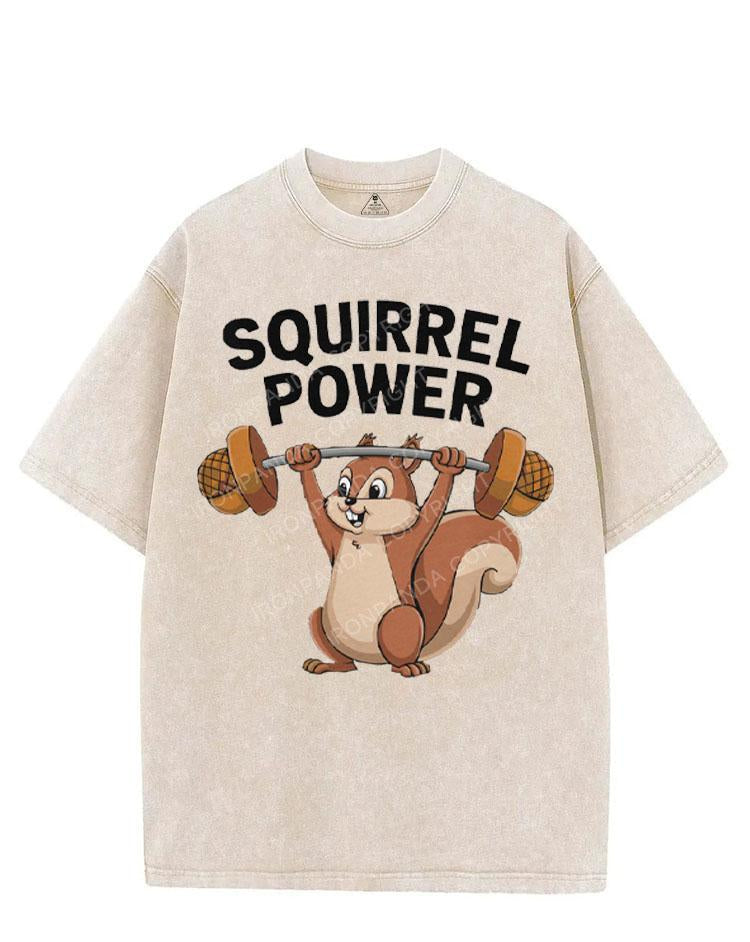 SQUIRREL POWER VINTAGE GYM SHIRT