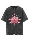 PEACE & LOTUS VINTAGE GYM SHIRT