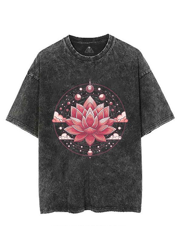 PEACE & LOTUS VINTAGE GYM SHIRT