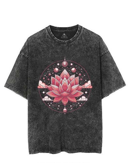 PEACE & LOTUS VINTAGE GYM SHIRT