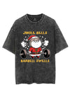 JINGLE BELLS BARBELL SWELLS VINTAGE GYM SHIRT