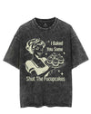 I BAKED YOU SOME SHUT THE FUCUPCAKES VINTAGE GYM SHIRT