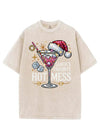 SANTA'S FAVORITE HOT MESS VINTAGE GYM SHIRT