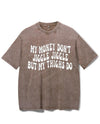 MY MONEY DON'T JIGGLE JIGGLE BUT MY THINGS DO VINTAGE GYM SHIRT