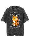 I'M NOT ANTISOCIAL I'M ANTISTUPID VINTAGE GYM SHIRT