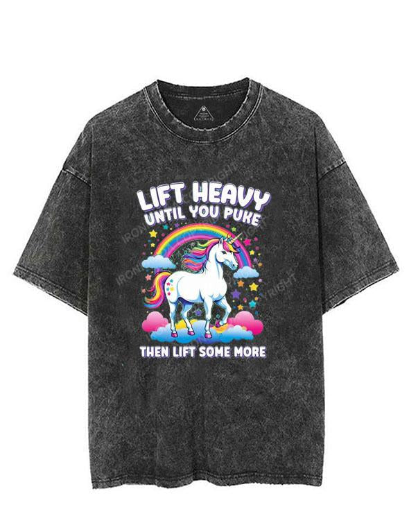 Lift Heavy Until You Puke VINTAGE GYM SHIRT