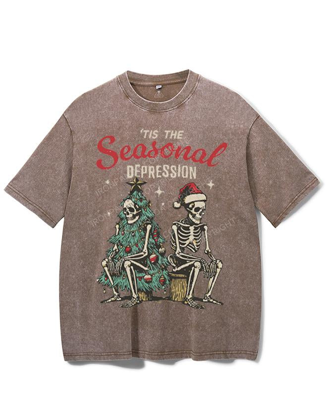TIS THE SEASONAL DEPRESSION VINTAGE GYM SHIRT