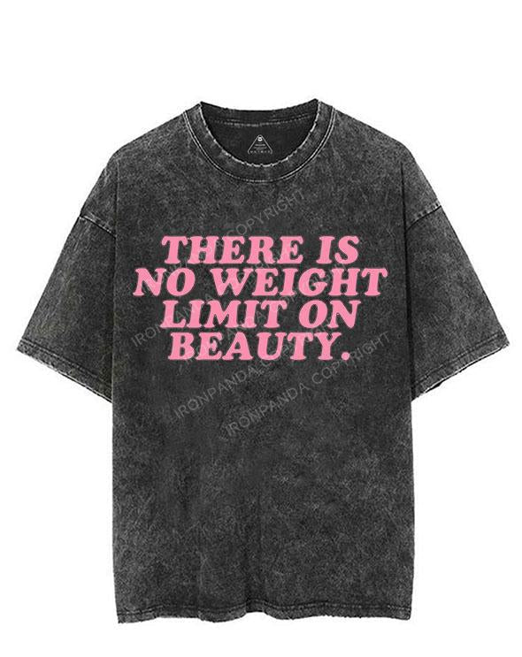 THERE IS NO WEIGHT LIMIT ON BEAUTY VINTAGE GYM SHIRT