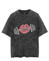 Kiss Barbell VINTAGE GYM SHIRT