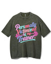 PERSONALLY VICTIMIZED BY MY TRAINER VINTAGE GYM SHIRT