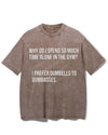 I PREFER DUMBELLS TO DUMBASSES VINTAGE GYM SHIRT