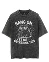 HANG ON, LET ME OVERTHINK THIS VINTAGE GYM SHIRT
