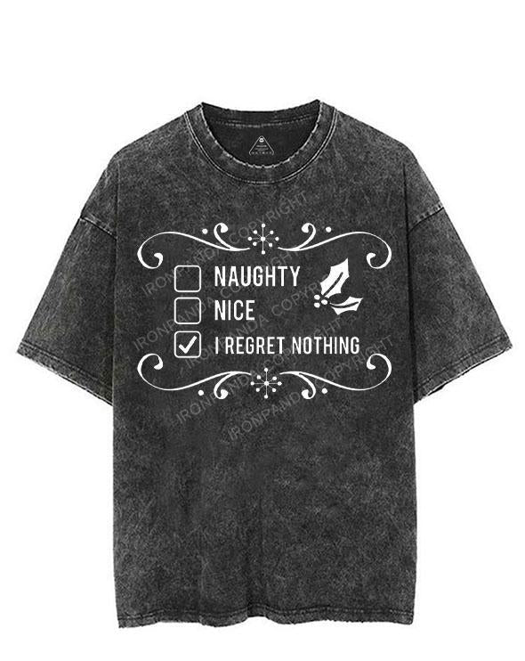 I REGRET NOTHING VINTAGE GYM SHIRT