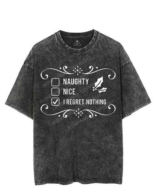 I REGRET NOTHING VINTAGE GYM SHIRT